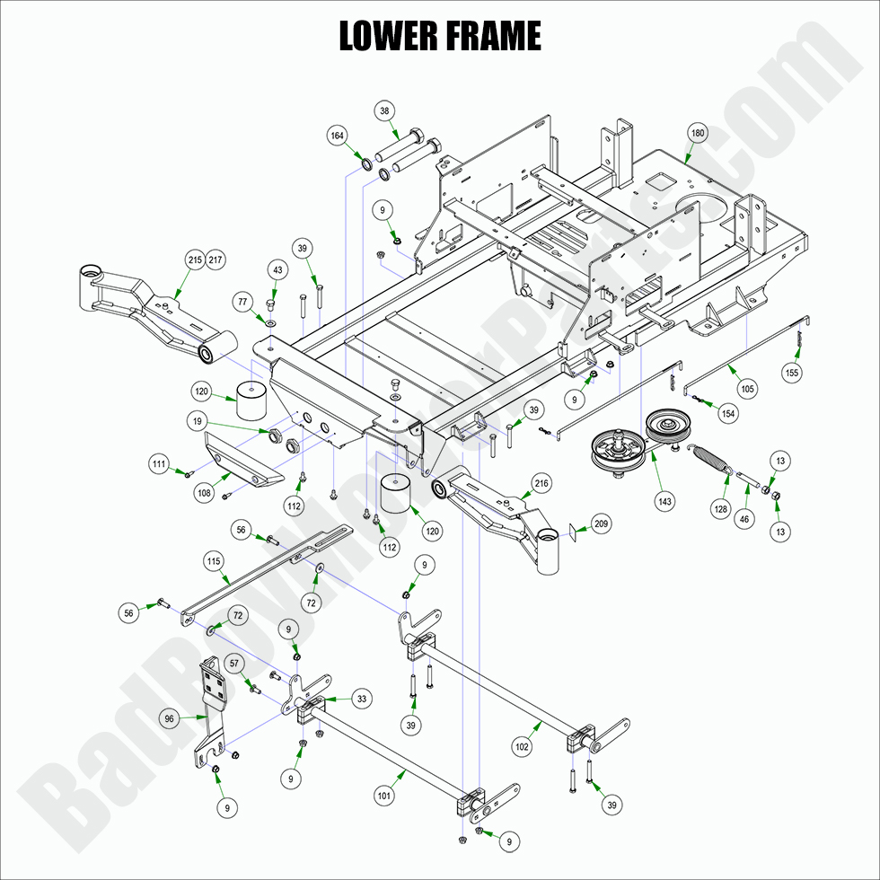 2022 Maverick - Lower Frame Assembly